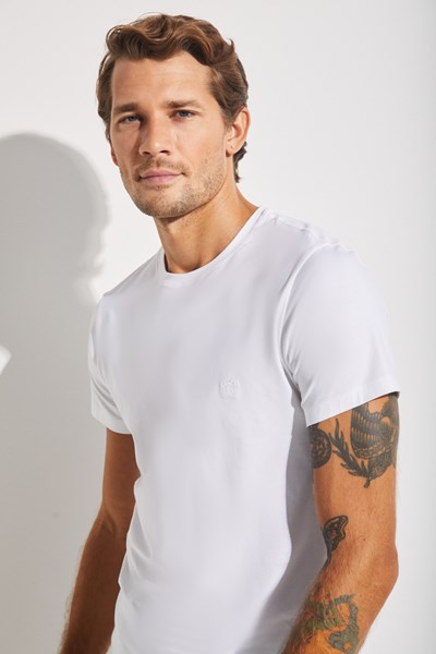 Erkek MAYO ERKEK TSHİRT ANdrej İşlemeli Modal Kısa Kollu T-shirt Ürün Kodu: 1M11METY241.002-C00018