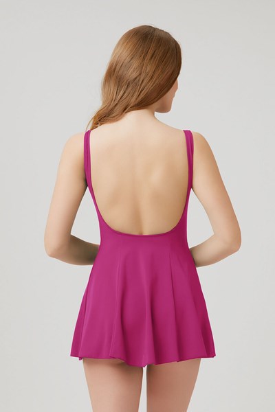 Kadın MAYO ELBISE Rota Düz Renk Sırtı Açık Elbise Mayo Ürün Kodu: 1M13MAEY191.002-C00069