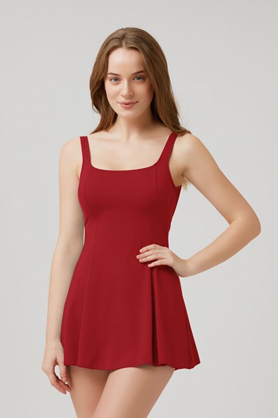 Kadın MAYO ELBISE Rota Düz Renk Sırtı Açık Elbise Mayo Ürün Kodu: 1M13MAEY191.002-C00116