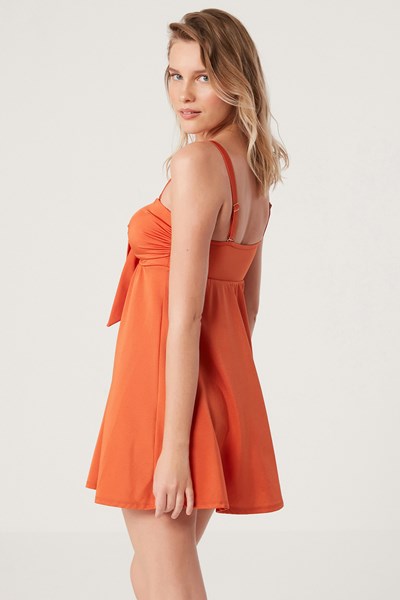 Kadın MAYO ELBISE Fraci Parlak Kumaş Düz Renk Elbise Mayo Ürün Kodu: 1M13MAEY221.004-C00176