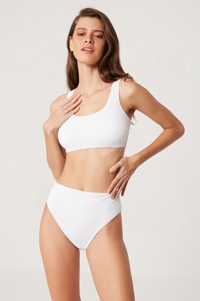 Kadın BIKINI Colo Kendinden Çizgi Dokulu Bikini Ürün Kodu: 1M13MBKY221.029-C00018