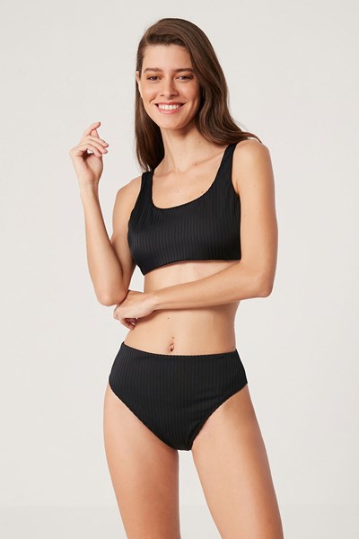 Kadın BIKINI Colo Kendinden Çizgi Dokulu Bikini Ürün Kodu: 1M13MBKY221.029-C00207