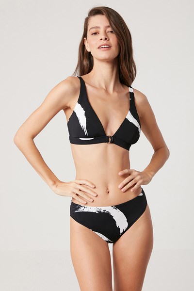 Kadın BIKINI Hagio Desenli Üçgen Bikini Ürün Kodu: 1M13MBKY221.100-C00207
