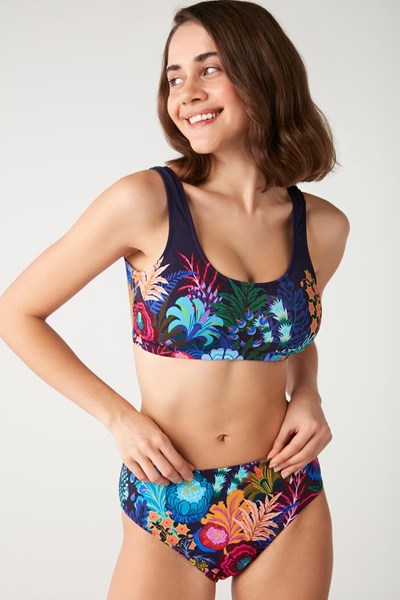 Kadın BIKINI Prue Çiçek Desenli Büstiyer Bikini Ürün Kodu: 1M13MBKY231.005-C00121