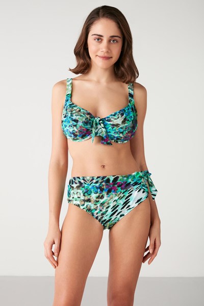 Kadın BIKINI Aqua Karışık Desenli Toparlayıcı Bikini Ürün Kodu: 1M13MBKY231.010-C00246