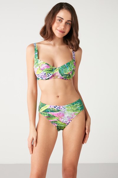 Tropic Desenli Toparlayıcı Bikini