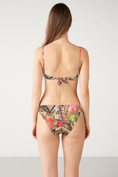 Kadın BIKINI Karte Fil Desenli Dolgulu Bikini Ürün Kodu: 1M13MBKY231.016-C00184