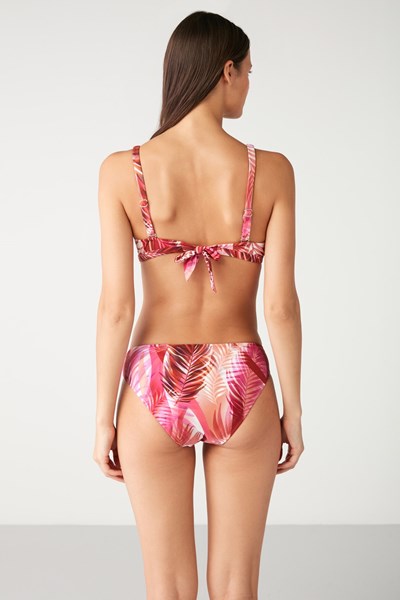Kadın BIKINI Bohem Palmiye Desenli Üçgen Bikini Ürün Kodu: 1M13MBKY231.036-C00184