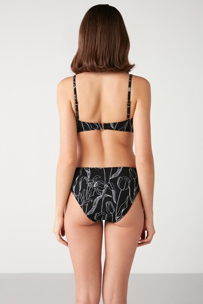 Kadın BIKINI Redo Lale Desenli Aksesuar Detay Bikini Ürün Kodu: 1M13MBKY231.053-C00207