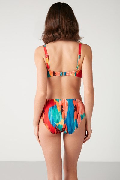 Kadın BIKINI Cina Renkli Desenli Toparlayıcı Bikini Ürün Kodu: 1M13MBKY231.075-C00176