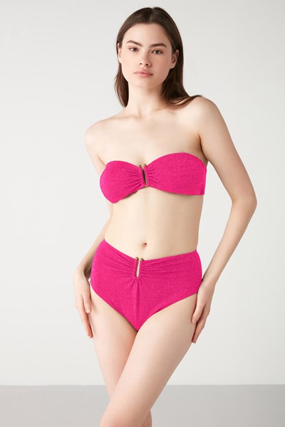 Kadın BIKINI Asono Parlak Kumaş Straplez Bikini Ürün Kodu: 1M13MBKY231.090-C00168