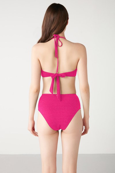 Kadın BIKINI Asono Parlak Kumaş Straplez Bikini Ürün Kodu: 1M13MBKY231.090-C00168