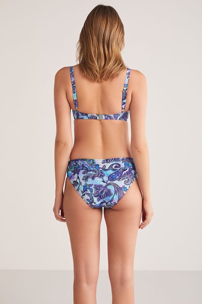 Kadın BIKINI Sirena Şal Desen Toparlayıcı Bikini Ürün Kodu: 1M13MBKY241.015-C00145