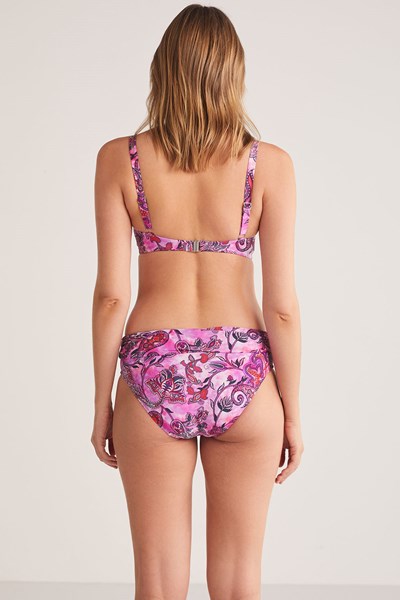 Kadın BIKINI Sirena Şal Desen Toparlayıcı Bikini Ürün Kodu: 1M13MBKY241.015-C00184