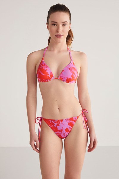 Kadın BIKINI Moni Desenli Üçgen Bikini Ürün Kodu: 1M13MBKY241.052-C00165