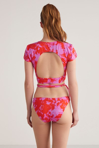 Kadın BIKINI Moni Desenli Crop Bikini Ürün Kodu: 1M13MBKY241.053-C00165