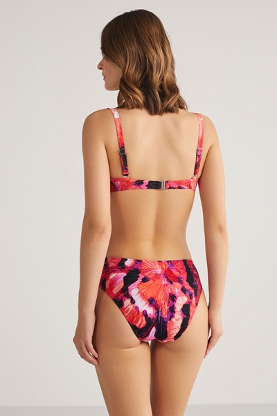 Kadın BIKINI Mariposa Desenli Kaplı Straplez Bikini Ürün Kodu: 1M13MBKY241.056-C00165