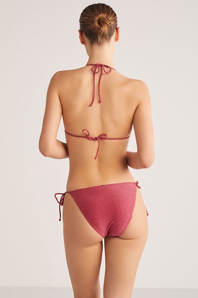 Kadın BIKINI Talia Simli Kumaşlı Üçgen Bikini Ürün Kodu: 1M13MBKY241.112-C00069
