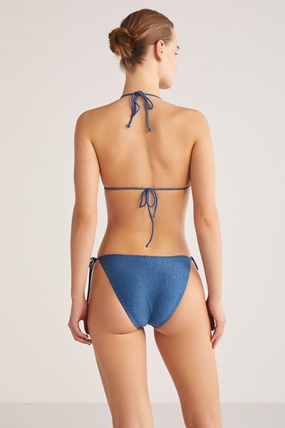 Kadın BIKINI Talia Simli Kumaşlı Üçgen Bikini Ürün Kodu: 1M13MBKY241.112-C00145