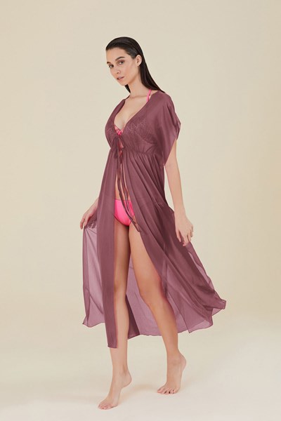 Kadın KOM PAREO Wiona Önden Açık Uzun Plaj Elbise Ürün Kodu: 1M13MPKY141.003-C00100