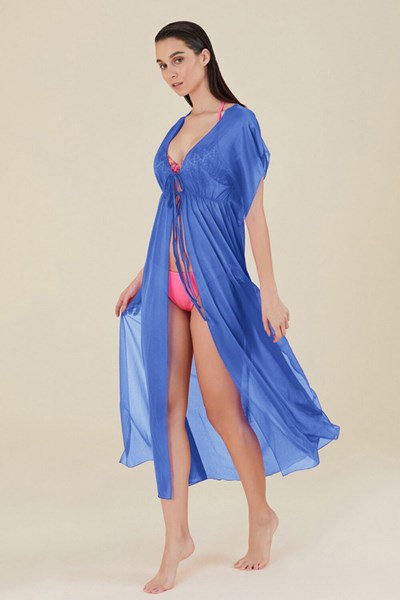 Kadın KOM PAREO Wiona Önden Açık Uzun Plaj Elbise Ürün Kodu: 1M13MPKY141.003-C00197