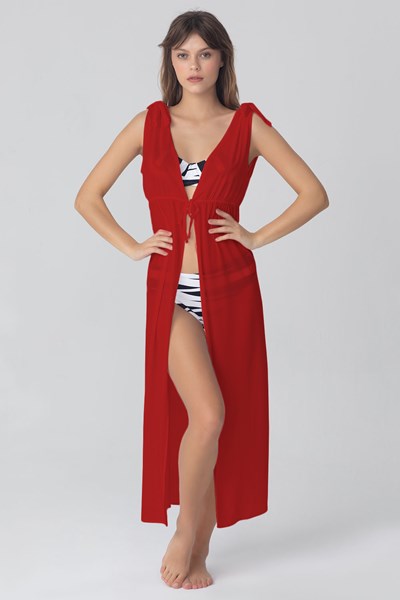 Kadın KOM PAREO Sugu Fiyonk Detay Uzun Plaj Elbise Ürün Kodu: 1M13MPKY201.014-C00116