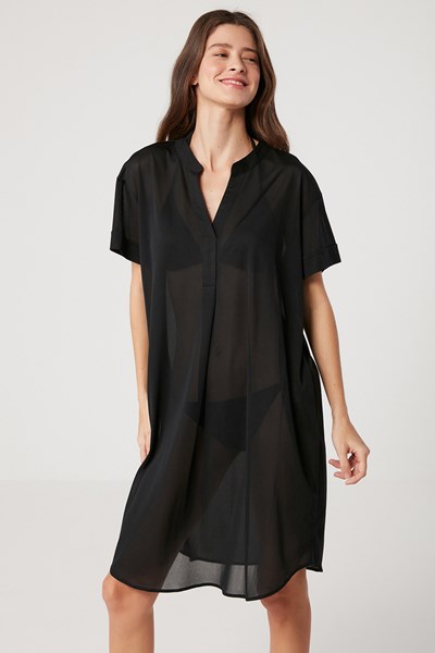 Kadın KOM PAREO Jophiel Gömlek Yaka Uzun Elbise Ürün Kodu: 1M13MPKY221.012-C00207