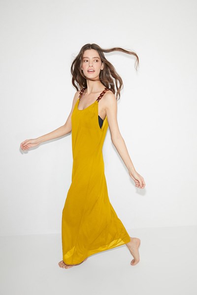 Kadın KOM PAREO Bethor Zincir Detay Düz Renk Elbise Ürün Kodu: 1M13MPKY221.020-C01358