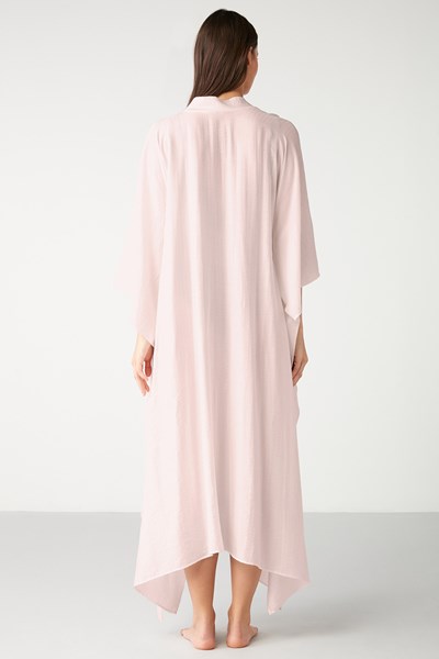 Kadın KOM PAREO Berry Düz Renk Bağlamalı Uzun Elbise Ürün Kodu: 1M13MPKY231.004-C00184