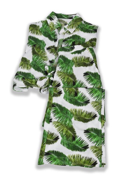 Kadın KOM PAREO Palma Palmiye Desenli Pantolon Ürün Kodu: 1M13MPKY241.002-C00246
