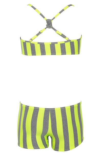 Kız Çocuk KIZ ÇOCUK BIKINI Noa Neon Çizgili Çocuk Bikini Takımı Ürün Kodu: 1M14MCBY231.011-C00246