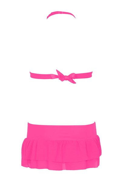 Kız Çocuk ÇOCUK UCLU PARCA Aztek Tül Fırfır Sabit Etekli Bikini Ürün Kodu: 1M14MUCY221.002-C00168