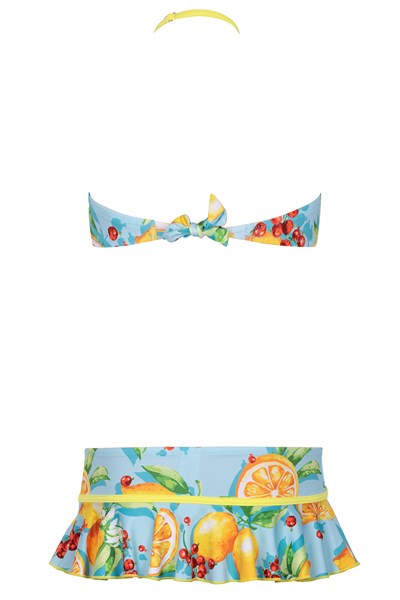 Kız Çocuk ÇOCUK UCLU PARCA Grape Limon Çocuk Etekli Bikini Takım Ürün Kodu: 1M14MUCY221.006-C00150