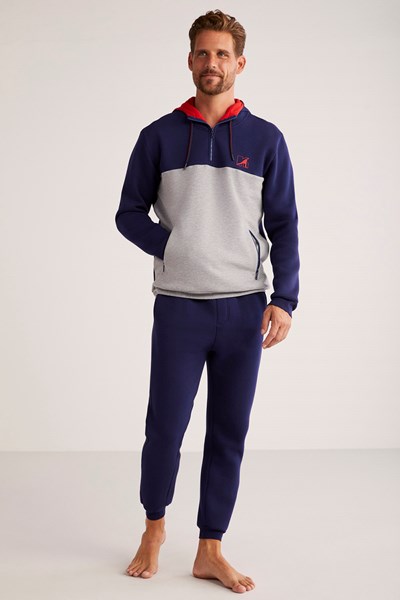 Erkek SWEATSHIRT Tommy Kapüşonlu Erkek Pijama Sweatshirt Ürün Kodu: 1U11CSWK241.001-C00121