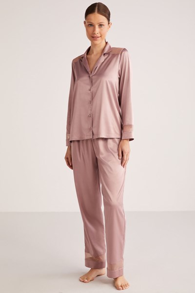 Kadın BAYAN PIJAMA Aida Saten Pijama Takımı Ürün Kodu: 1U13CPJK231.016-C00072