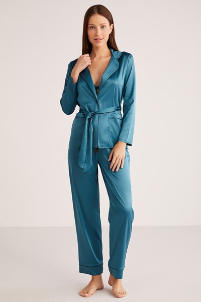 Kadın PIJAMA TAKIM Bianca Saten Pijama Takımı Ürün Kodu: 1U13CZTK221.010-C00017