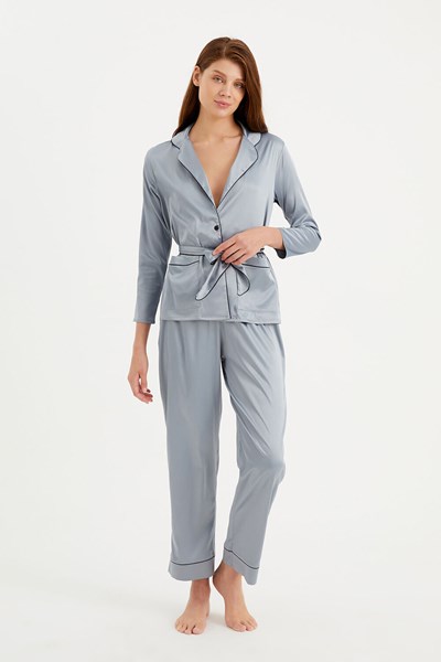 Kadın PIJAMA TAKIM Bianca Saten Pijama Takımı Ürün Kodu: 1U13CZTK221.010-C00079